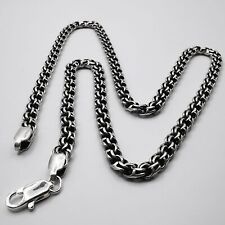 Vintage Unisex Statement Jewelry Chain, 925 Sterling Silver, Signature, 38,77g picture