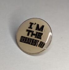 Vintage Solid Brass Pin I'm The Greatest Pinback Lapel Button NOS  picture