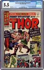 Thor Journey Into Mystery #1 CGC 5.5 1965 4175443006 1st app. Hercules picture