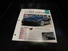 1992-1994 Honda Acura NSX Type-R Spec Sheet Brochure Photo Poster 93 picture