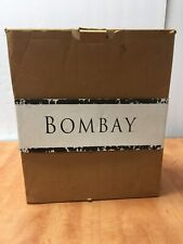 BOMBAY Company Large Keepsake Wooden Book Shaped Memory Box 12x14x3.5