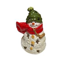Hallmark Tealight Candle Holder Snowman **SALE** picture