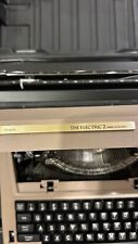 Vintage SEARS Electric Typewriter w/ Hard Case, Instruction Booklet, and Ribbon picture