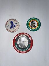 Vintage Martin Luther KING jr.  DAY Jan.15th MLK Button Rare Historical Pins picture