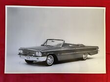 Large Vintage Auto Picture.  1963 Ford Galaxie 500 XL Convertible. 406 Engine picture