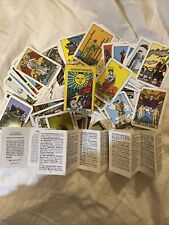 Albano Waite Tarot deck mini extremely hard 1989 US Games Print Error 5 Of Cups picture