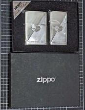 ZIPPO Lighter Sweet Heart set of 2 Silver ZIPPO Lighter Sweet Heart set of 2 picture