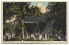 Tarrytown On Hudson NY Old Dutch Church Sleepy Hollow Postcard New York picture