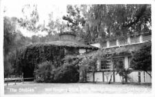 California Pacific Palisades Stables Rogers 1940s RPPC Photo Postcard 22-3227 picture