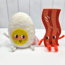 Bacon And Egg Felt Plush Décor Target Spritz Love Pair Better Together Valentine picture