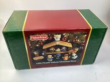 NIB 2002 Fisher Price Little People Deluxe Christmas Story Nativity Set (K2-5) picture