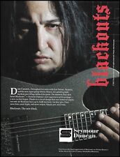 Fear Factory Dino Cazares 2007 Seymour Duncan Blackouts Guitar Pickups ad print picture