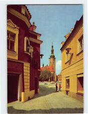 Postcard A view from Prague Street of the Paris Church, Tábor, Czech Republic picture