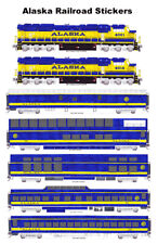 Alaska Railroad Passenger Train 7 individual Stickers Andy Fletcher picture