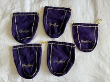 Lot Of 5 Crown Royal Purple Drawstring Bags picture