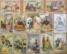George P, De Laet/Artist-Signed 1919 SET OF TWELVE Postcards - Color Litho picture
