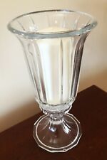 St. George 24 Percent Fine Lead Crystal Two-Piece  Hurricane Lamp -NEW picture