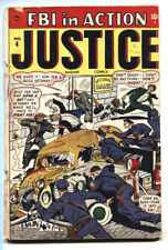 Justice Comics #4 1948- Atlas Golden Age Crime comic book picture