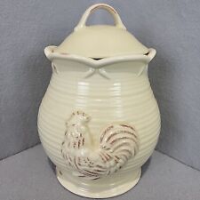 Lenox Provencal Garden rooster canister Ceramic Country Kitchen picture
