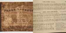 1867 antique FRESH LAURALS sabbath school MUSIC HYMNS BOOK christian church picture