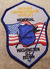 US National Law Enforcement Officers Memorial Washington DC Patch picture