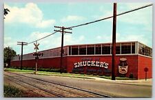 Vintage Postcard OH Orrville J. M. Smuckers Co. Plant Street View -2991 picture