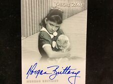 TWILIGHT ZONE A-168 MORGAN BRITTANY AUTOGRAPHED CARD picture