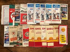 Lot of 20 Mid Century Road Maps, Shell, Texaco, Sinclair Oil, Exxon picture