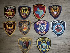 Texas police department patches LOT OF 10 picture