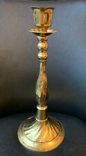 Vintage Brass Candlestick Holders Including Candle picture