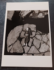 vtg postcard Ralph Eugene Meatyard 1963 little boy art photography unposted picture