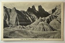 Vintage Postcard, South Dakota Bad Lands, View at Pinnacles near Wall SD picture