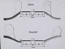 Germany Drawing, Dam, Damm/Einschitt (Incision), Magic Lantern Glass Slide picture