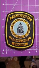Pulaski County Virginia Sheriff's Office shoulder patch picture
