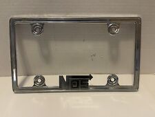 Vintage Nitrous Oxide NOS Holley Metal License Plate Frame picture