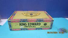 Vintage King Edward the Seventh Imperial Mild Tobaccos Empty 50 Cigar Box picture