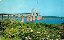 Jamestown Saunderstown Bridge Narragansett Bay Rhode Island Wob Note Postcard picture
