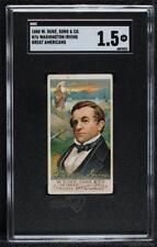 1888 Duke's Great Americans Tobacco N76 Washington Irving SGC 1.5 11bd picture