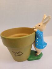 Vntg Flower Pot Beatrix Potter Peter Rabbit For Teleflora 2000 7×5  picture