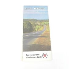  VINTAGE 1966 TEXACO OIL COMPANY TOURING TRAVEL MAP OF NEW JERSEY 18