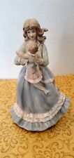 Porcelain hand painted detailed Mother Holding Baby Figurine 10