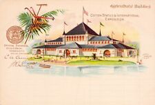 1895 Cotton States Exposition:  Agricultural Building Postcard.  Baum. picture