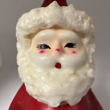 Large Vintage Santa Claus Wax Christmas Candle approx 10 in picture