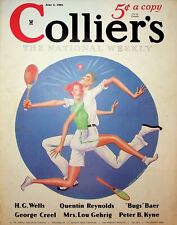 Original 1935 Collier's Cover: Tennis picture