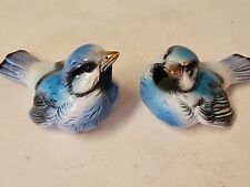 2 Vintage Goebel W. Germany CV 72 Ceramic Bluebirds picture