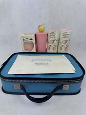 Vintage Miss Avon 1960’s Pretty Peach Set With Case And Original Perfumed Talc picture