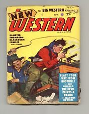 New Western Magazine Pulp 2nd Series Aug 1948 Vol. 18 #1 VG- 3.5 picture