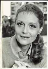 1978 Press Photo Actress Constance Towers in Her Broadway Dressing Room picture