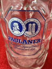 Paulaner Beer Glass Mug Stein Munchener Specialitaten Brauerei Seit 1634 German picture