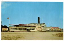1960's unused Postcard: Showboat S S Mayflower, Nantasket Beach MA [333 picture